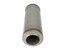 Mach Force-Xp 304 Stainless Steel Muffler 3 Inch ID Center/Center x 5 Inch Dia. x 14 Inch L - Round Body aFe Power