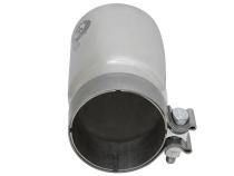 Mach Force-Xp 304 Stainless Steel Clamp-on Exhaust Tip Polished Right Side Exit 3-1/2 Inch Inlet x 4 Inch Outlet x 7 Inch L aFe Power