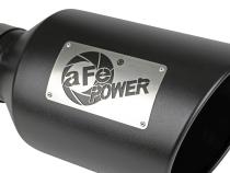 Mach Force-Xp 409 Stainless Steel Clamp-on Exhaust Tip Black aFe Power