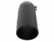 Mach Force-Xp 409 Stainless Steel Clamp-on Exhaust Tip Black Right Side Exit 5 Inch Inlet x 6 Inch Outlet x 16 Inch L aFe Power