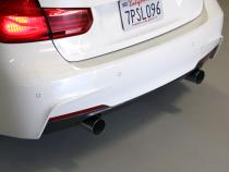 Free Flow Axle-Back Exhaust 2017-2021 BMW M240i Stainless Steel Black Tips F22/F23 Dinan