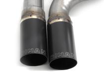 Free Flow Axle-Back Exhaust 2017-2021 BMW 230i Stainless Steel Black Tips F22 Dinan
