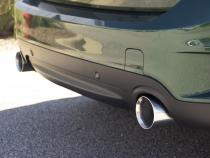 Valved Axle-Back Exhaust 2017-2024 Mini C'man S ALL4 Stainless Steel Black Tips F60 / F54 Dinan