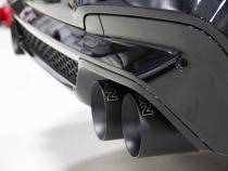 Free Flow Axle-Back Exhaust 2020-2025 BMW X3M/X4M Stainless Steel Black Tips F97/F98 Dinan