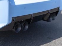 Valved Axle-Back Exhaust 2023-2026 BMW M2 Stainless Steel Black Tips G87 Dinan