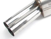 Free Flow Axle-Back Exhaust 1992-1999 BMW 3-Series Stainless Steel Polished Tips E36 Dinan