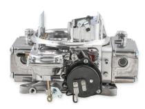 Slayer Series Carburetor 450CFM Vs Rear Tunnel Ram 450 CFM 4160 Vacuum Secondaries Shiny Gasoline Quick Fuel