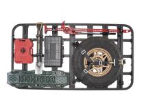 Defender Platform Roof Rack 50 Inch Wide x 94 Inch Long x 2 Inch Sides Smittybilt