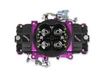 4150 Race Carburetor 750 CFM Mechanical Secondaries Black Gasoline No Choke Purple Billet Brawler