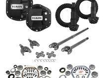 Stage 3 Jeep JK Re-Gear Kit W/Covers Front Axles Dana 30/44 4.88 Ratio JK Non-Rubicon D30/D44 Stage 3 Gear Kit Package 4.88 Ratio F&amp;amp;R Covers &amp;amp; 4340 Front Axles Yukon Gear