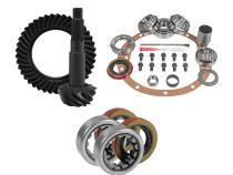 Muscle Car Re-Gear Kit For GM 8.2 Differential 25 Spline 3.36 Ratio 8.2 GM 3.36 Rear R&amp;amp;P Gear/ Install Kit Package With Ak 1563 Axle Bearings (2.25 Inch Od) Yukon Gear