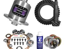 Muscle Car Limited Slip &amp;amp; Re-Gear Kit For GM 8.5 28 Spline 4.11 Ratio 8.5 Inch GM 4.11 Rear R&amp;amp;P Gear/ Install Kit Package With 28 Spline Posi &amp;amp; Ak 1563 Axle Bearings (2.25 Inch Od) Yukon Gear