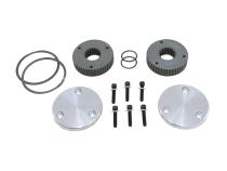 Hardcore Drive Flange Kit Dana 44 19- Spline Outer Stubs Non-Engraved Caps Hardcore Flange Set D44 &amp;amp; GM 8.5 19 Spline Non-Engraved Both Sides Yukon Gear